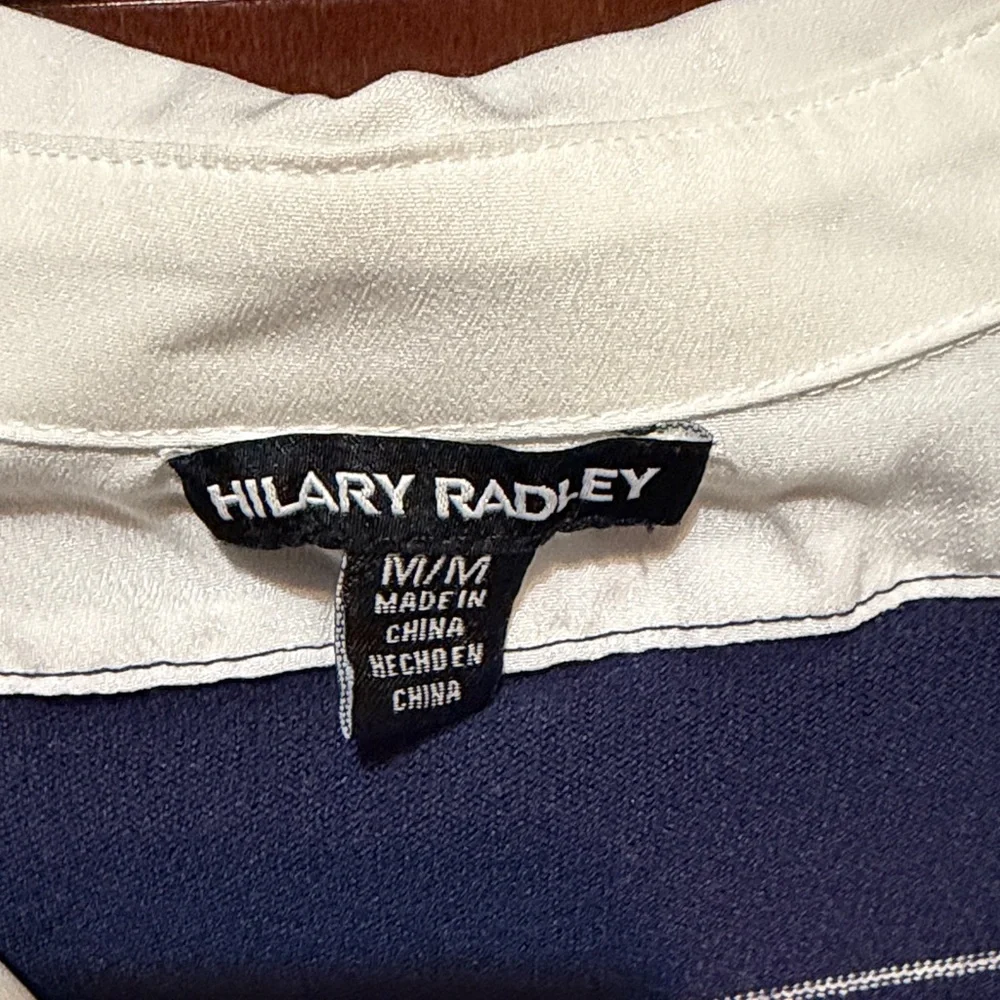Hilary Radley stylish navy